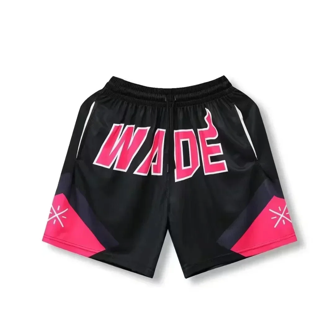 Popular Summer Wade American Sports Basketball Shorts But Knee Casual Quick-drying Loose Breathable Training Fitness 3D Printing