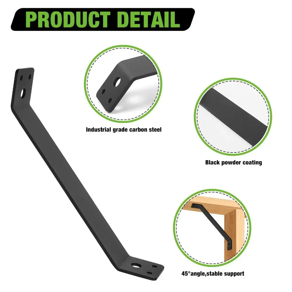 

Усиленный металлический опорный кронштейн, утолщенный, 45 мм ° Усиленная стойка для стабилизации конструкций с внутренней конструкцией для усиления прочности