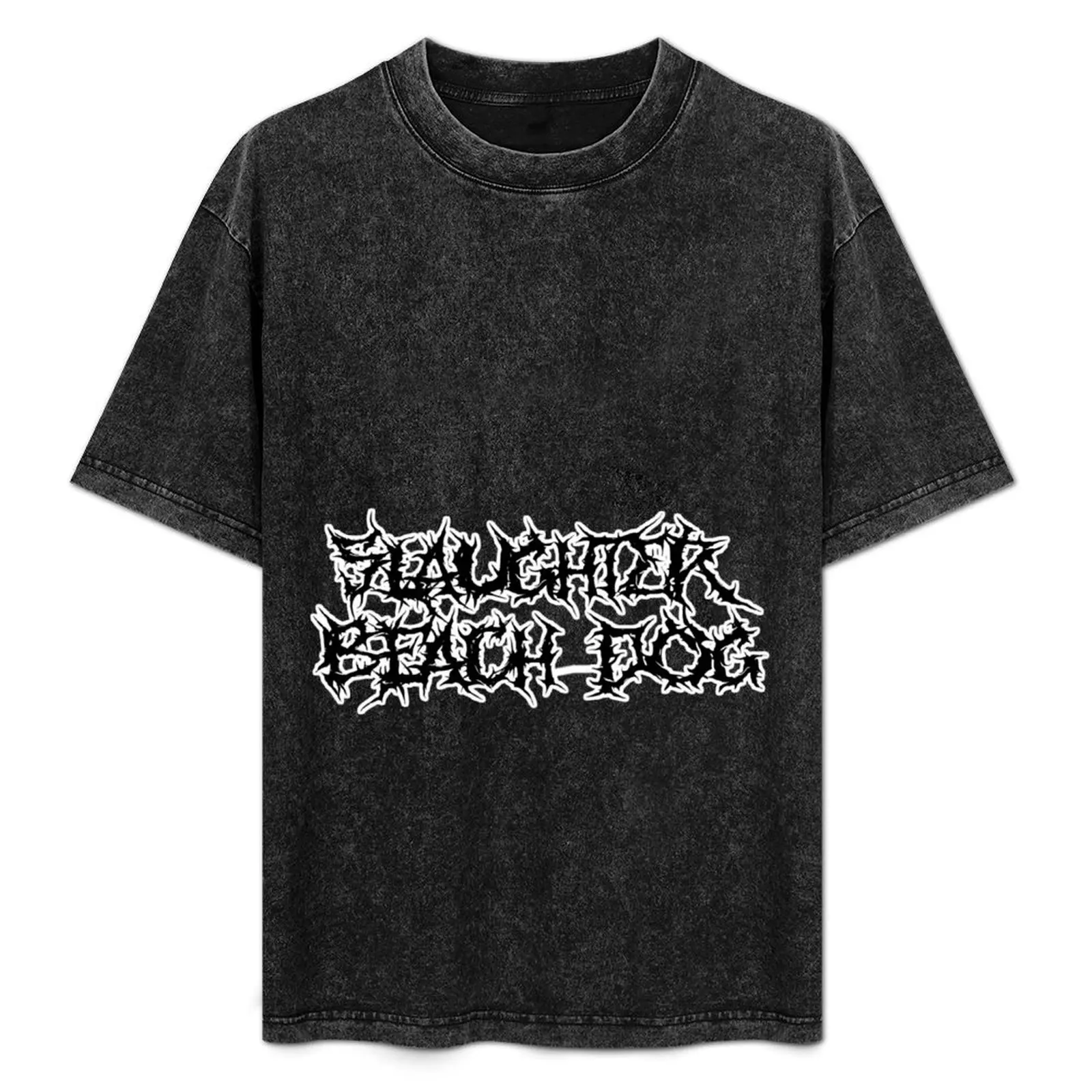 

slaughter beach dog metal T-Shirt Big and Tall Solid Color T-Shirt
