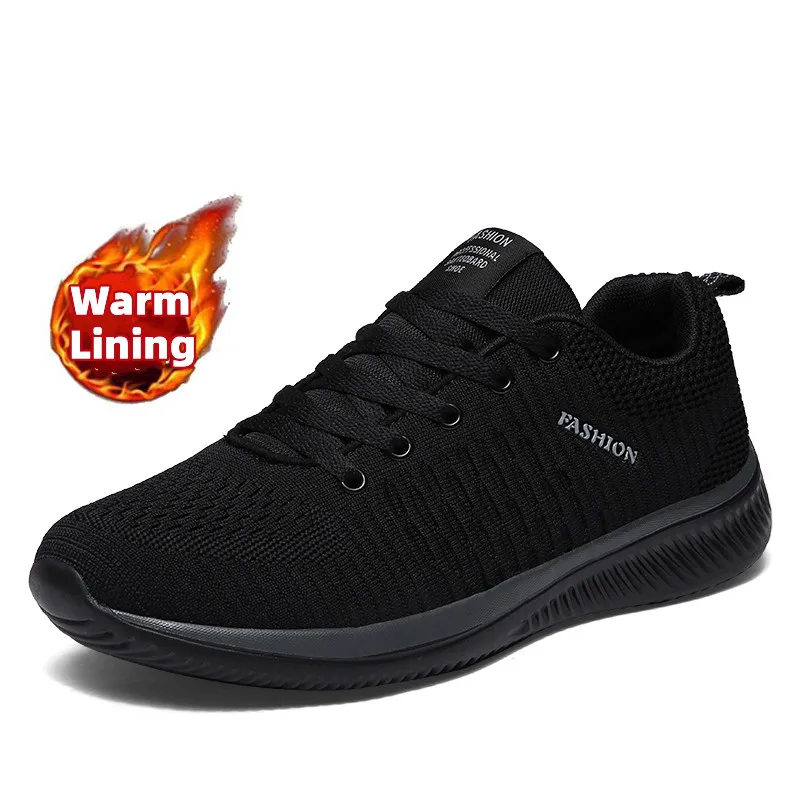 YISHEN Sneakers Men Running Shoes Women Casual Shoes Warm Lining Winter Sneakers Walking Jogging Zapatillas Hombre Size 35-48