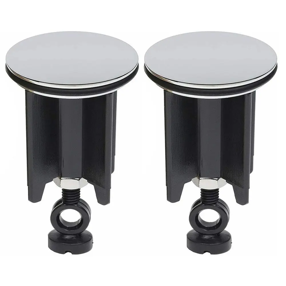 40mm Wash Basin Plug Rubber Seal Copper Cover Replacement Drain Plug Bathroom Accessories Sink Pop-Up Plug