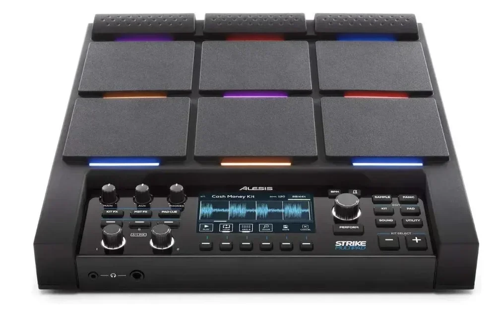 BRAND NEW Alesis Strike Multipad -9-Pad Percussion Instrument with Sampler, Looper, 2 Ins and Outs, Soundcard