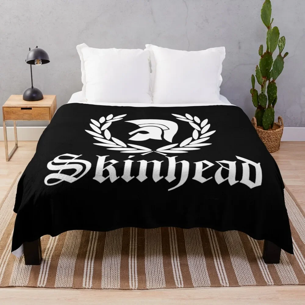 Skinhead A Message To You (Inverted Version) Throw Blanket Kid'S Blankets For Sofas Blankets