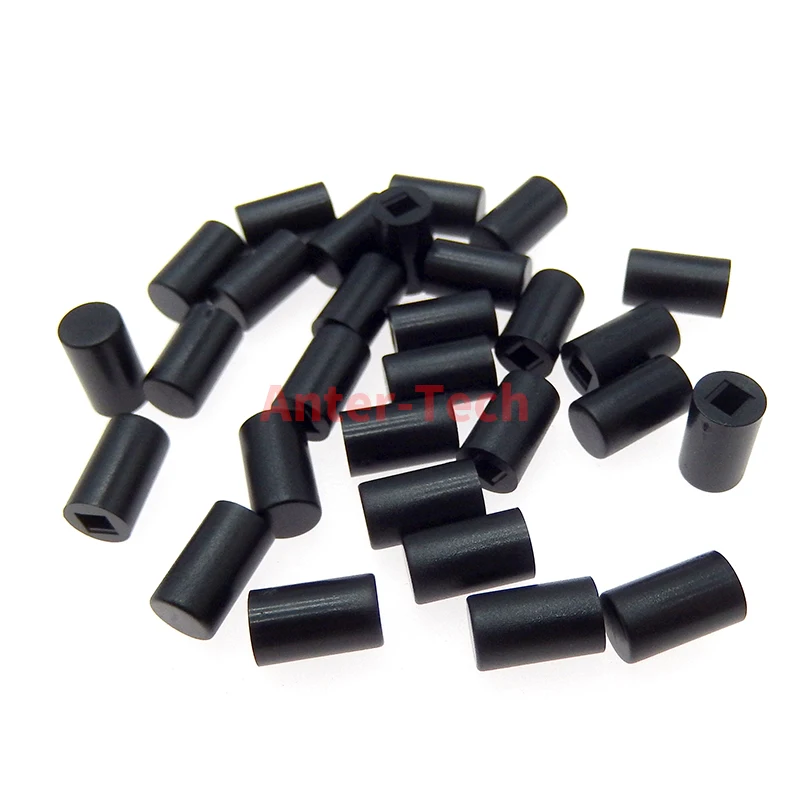 50Pcs A04 Tactile Push Button Switch Cap 10mm Applies to 5.8*5.8 7*7 8*8 8.5*8.5 Self-locking Switch Button Cap  Switch caps