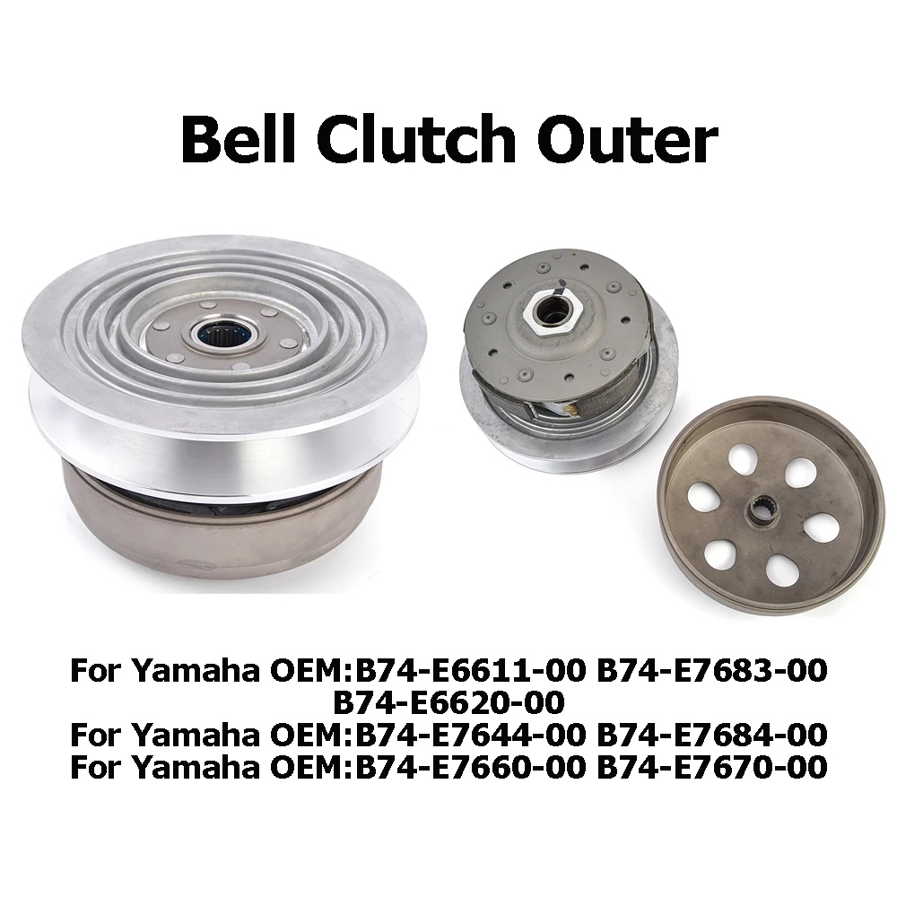 

Motorcycle Bell Clutch Outer for Yamaha CZD250 X-max 250 CZD300 Evolis 300 MWD300 Tricity 300 B74-E6611-00 B74-E7683-00