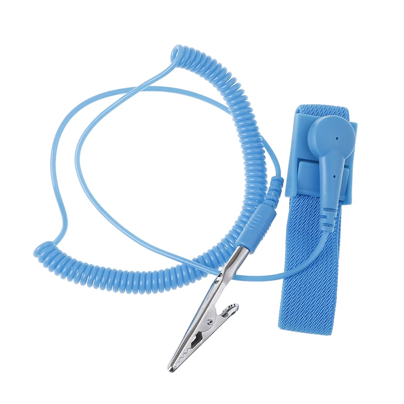 Pulseira antiestática cabo de descarga eletrostática ESD pulseira reutilizável