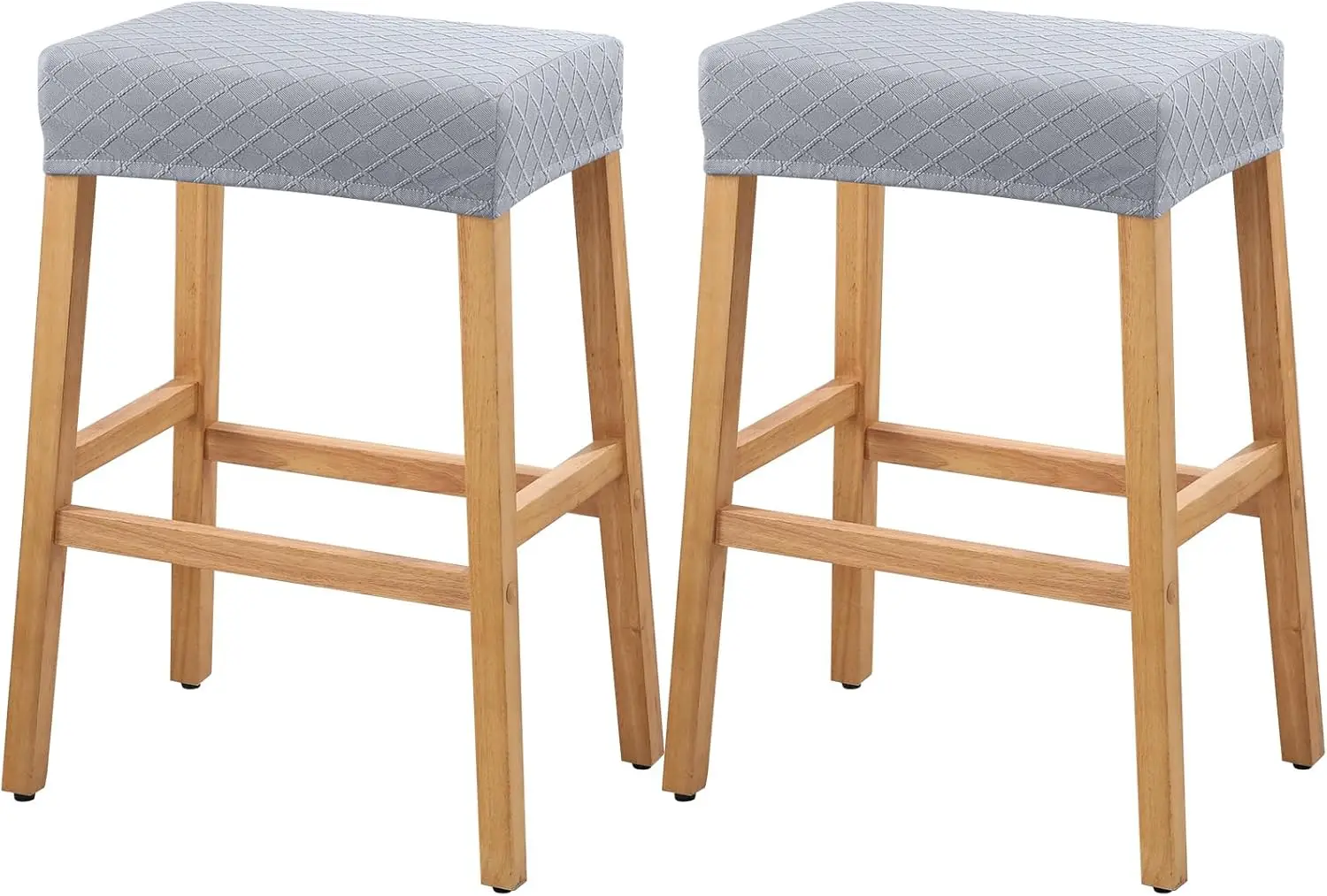 

Stool Covers Rec - 2 Pa Stretch Waterproof Seat Cover Counter Bar Stools Bar Chairs Covers Kitchen Island Chairs Cushion