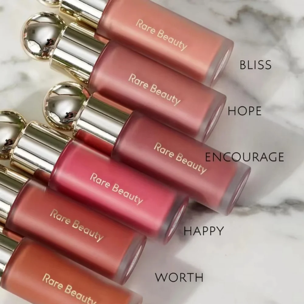 Rara beleza batom blush creme olhos líquido blush à prova dwaterproof água mositure rosto contorno sombra blush líquido maquiagem gordo