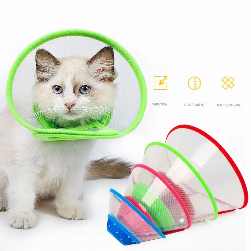 New Pet Circle Leader Elizabeth Circle Pet Anti bite Post operation Protective Cover Cat Neck Ring Pet Beauty