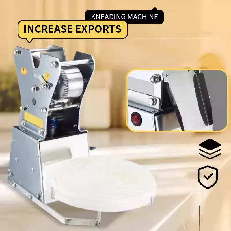 Máquina de láminas de masa para el hogar, máquina de láminas de masa eléctrica multifuncional, máquina comercial de láminas de masa