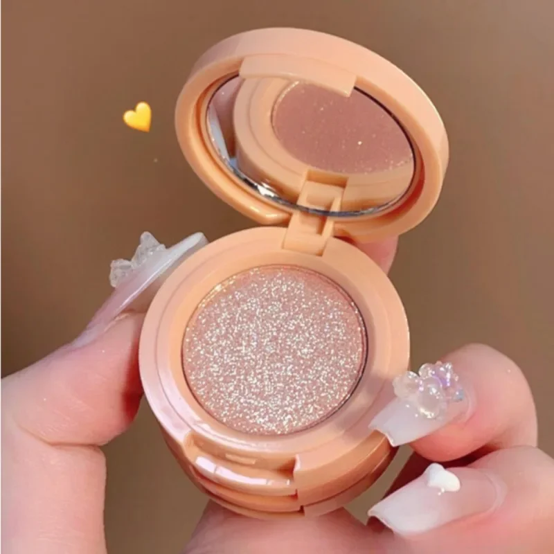 Placa de blush 3 em 1, blush iluminado integrado, placa de blush portátil, à prova d'água e à prova de suor, cosméticos faciais