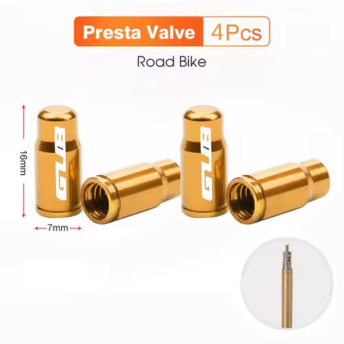 2pcs GUB Aluminum CNC Bicycle Tire Valve Cap MTB Road Bike Tube Tyre Gas Nozzle Cover for AV FV Schrader Presta Valve Dustproof - Image 16
