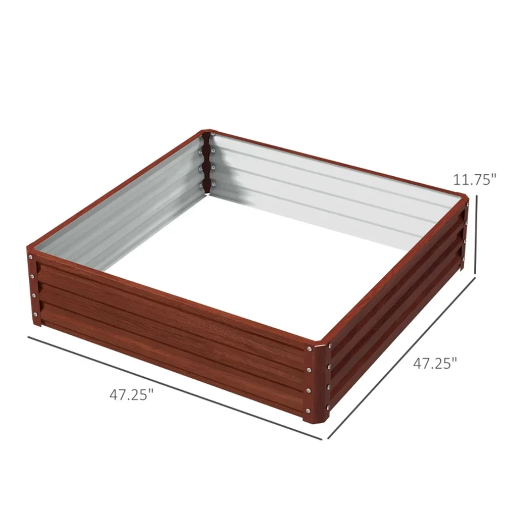 Cama de jardín, fioriera de metal Modular para verduras, flores, cama de jardín de hierbas