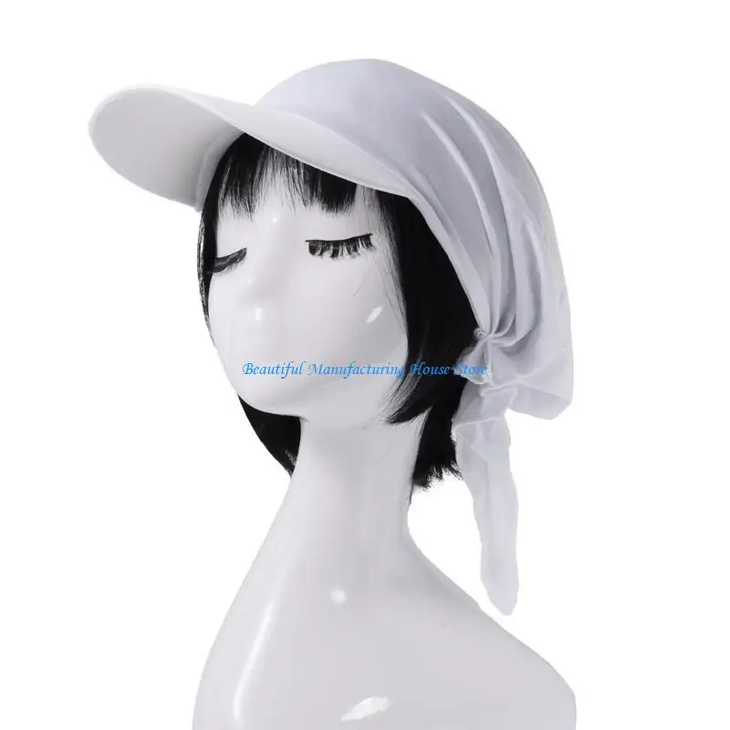 E56A Stylish Turban Headscarf Casual Caps for Everyday Wear Baseball Hat Outdoor Accessory for Sports and Travel
