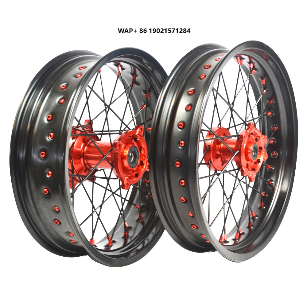 

17 Inch Motorcycle Alloy Wheel CRF 250 CRF 450 Supermoto Wheel for Motorcycle honda