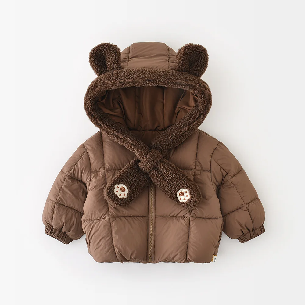 

Baby Cotton-padded Coat, New Winter Outfit for Infants Hand-stuffed Cotton Hooded Puffer Jacket, Cute Outerwear for Kids