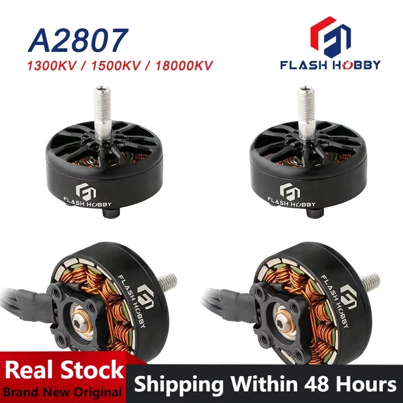 

4PCS FLASHHOBBY A2807 2807 1800KV 4S 1500KV 1300KV 6S Brushless Motor for FPV Freestyle 7inch Long Range LR7 Drones DIY Parts