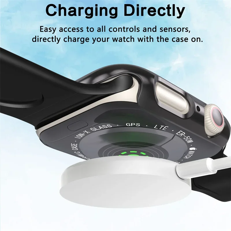 زجاج وغطاء للساعة ، واقي شاشة ، ملحقات iWatch ، سلسلة 9 ، 8 ، 7 ، 6 ، SE ، 5 ، SE ، 44 ، 40 ، 41 ، Apple ، 45 42 ، 38 في من #4