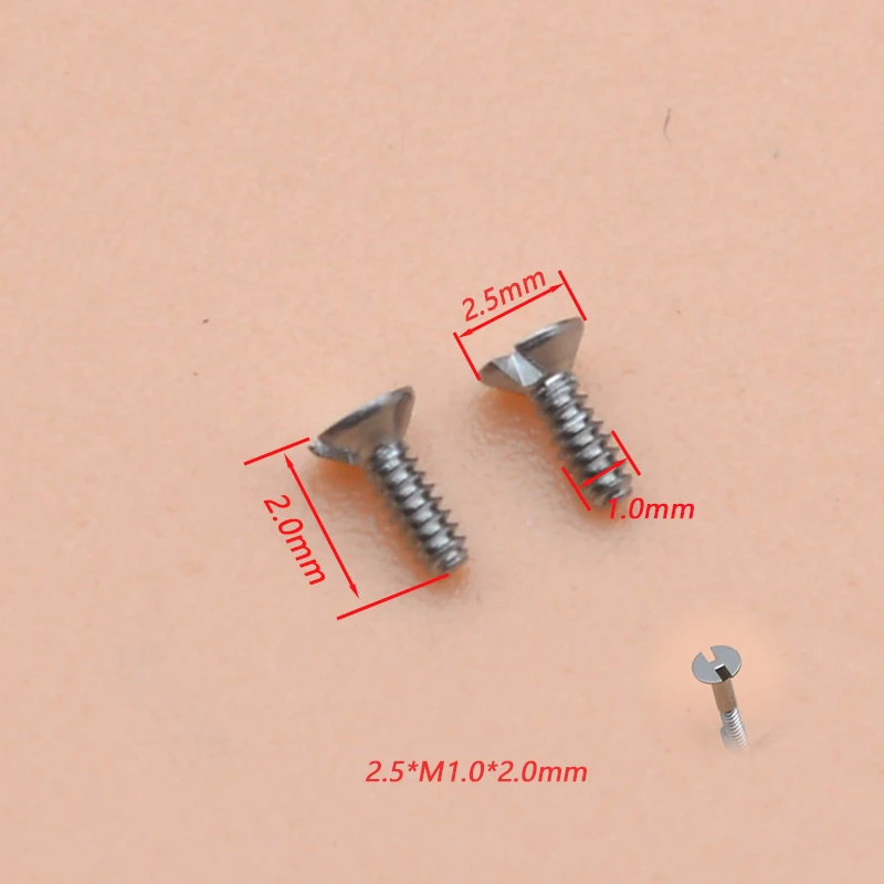 Watch Bezel Screws For Big bang Classic Series Stainless Steel Screw H-Shaped U-Shaped Screws Watch Repair Parts Aftermark