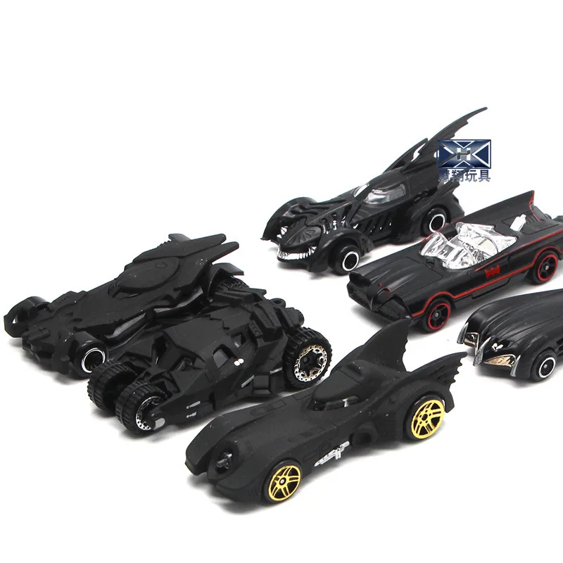 Hot Wheels-Modèle de voiture Batmobile trempé, Chariot de 6e génération, jouet en alliage blond, jouets en métal moulé sous pression, cadeaux pour garçon