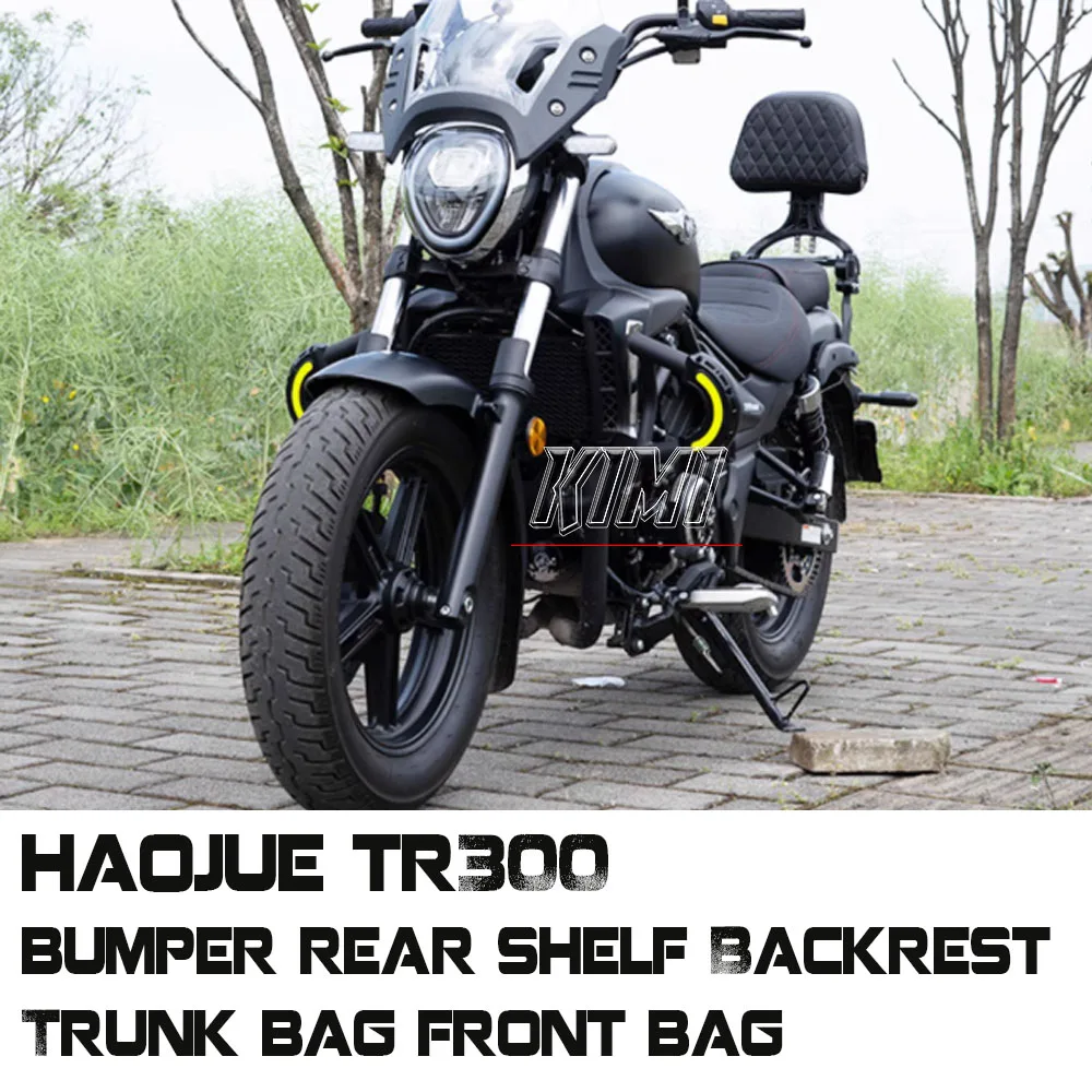 

Для Haojue TR300 мотоциклетный бампер, спинка HJ300, задняя полка, хвостовая коробка, сумка, передняя сумка автомобиля, модификация, аксессуары