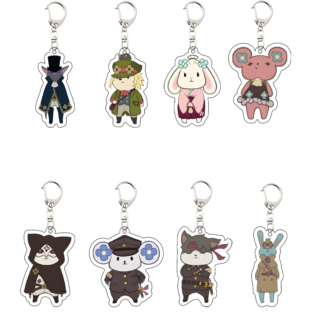 New anime Great Ace Attorney Acrylic Plaque for Fans Key Chain