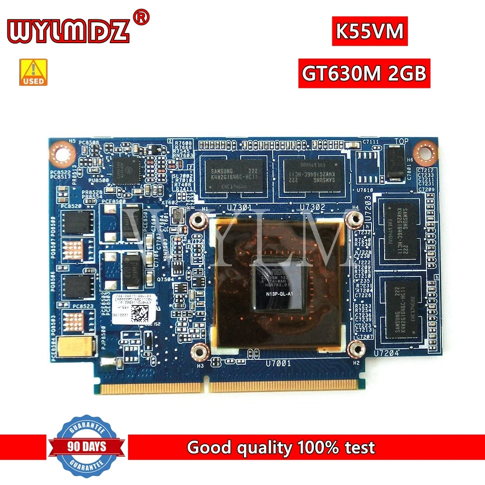 

K55VM _MXM GT630M 2GB N13P-GL-A1 Laptop Graphics Cards For Asus A55V K55VM K55VJ K55V Laptopo Video card