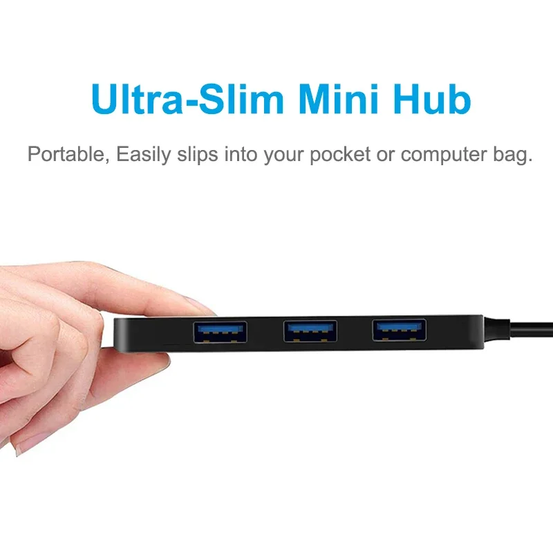 USB C HUB USB 3.0 Type C 4 Port Multi Splitter محول OTG لماك بوك HUB Pro 13 15 Air Mi Pro لملحقات الكمبيوتر هواوي #4