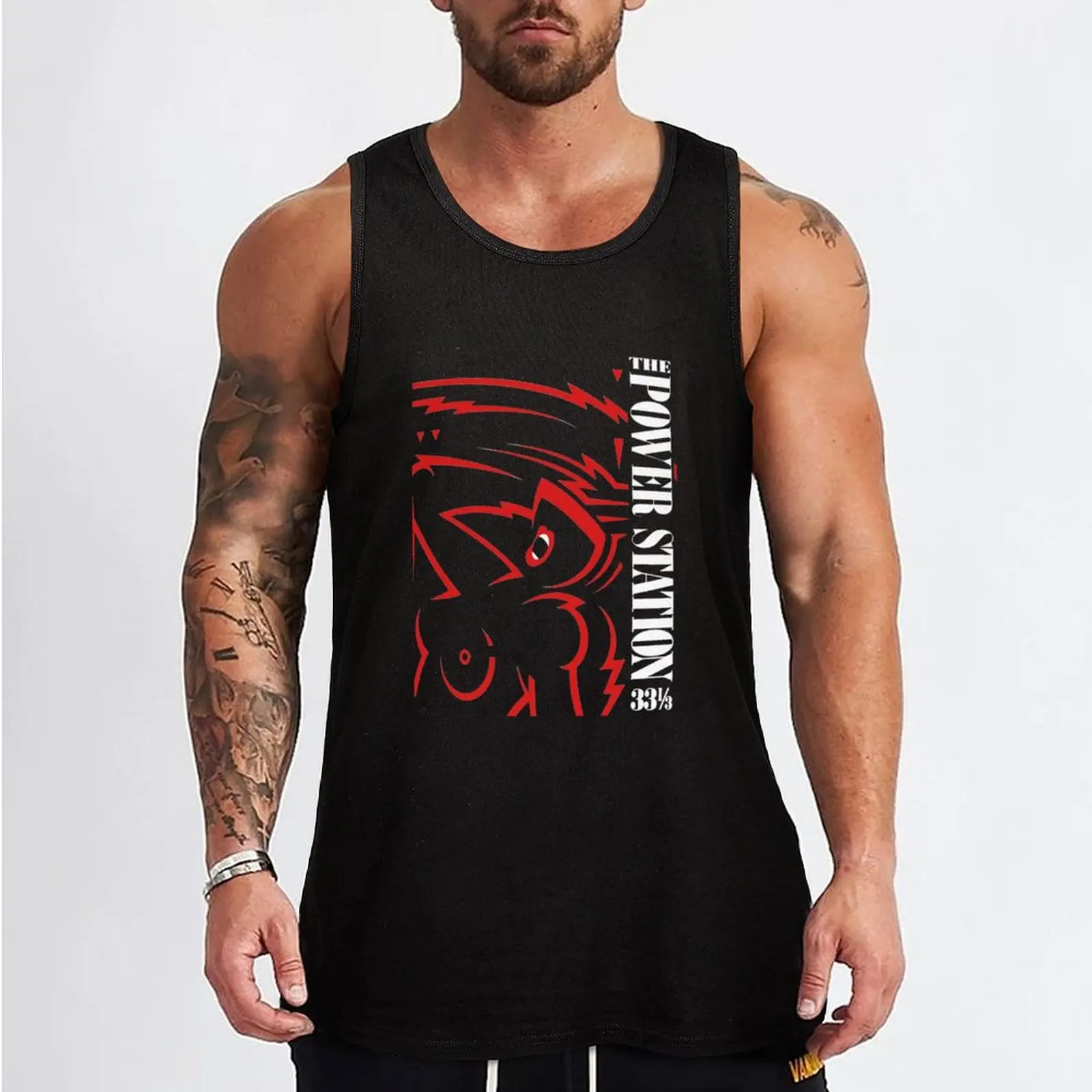 The Power Station Tank Top Men's t shirt anime gym