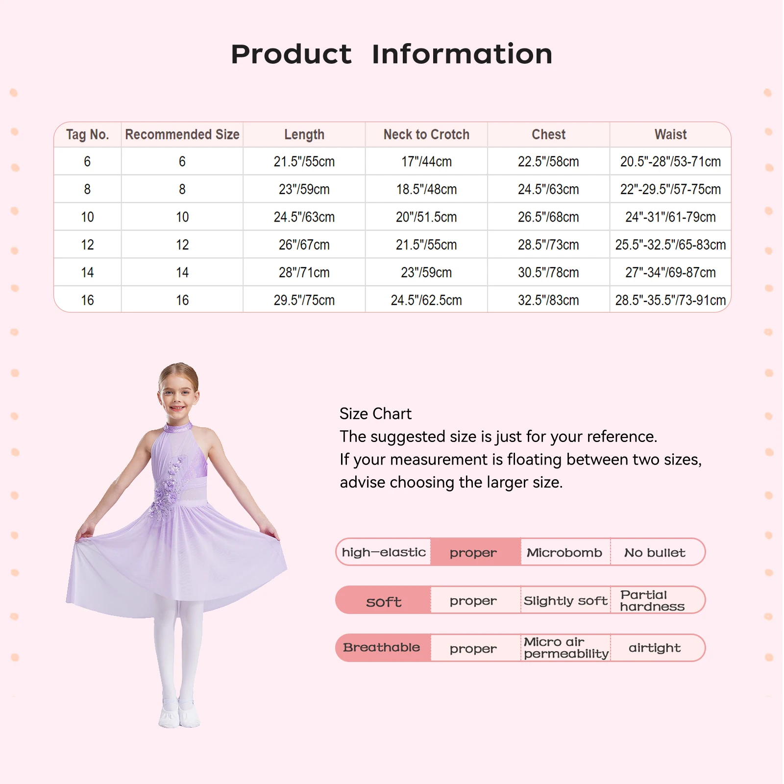 Girls Ballet Lyrical Modern Dance Dress Sleeveless Shiny Rhinestones Dress Gymnastics Ice Skating Performance Dancewear