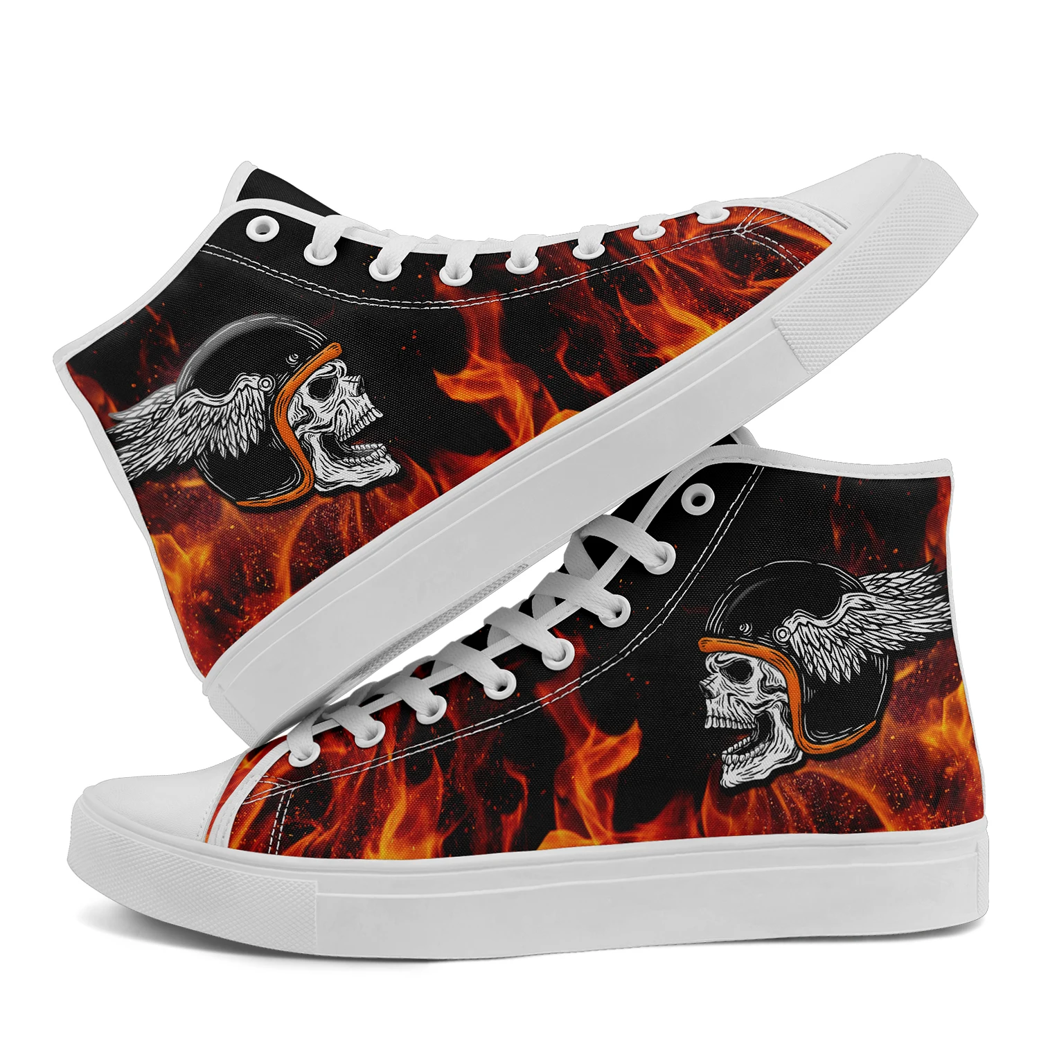 

Halloween Customized High Top Canvas Shoes Kids Unisex DIY Print Personalized Couple Sports Sneakers Non-Slip Lightweight Shoes