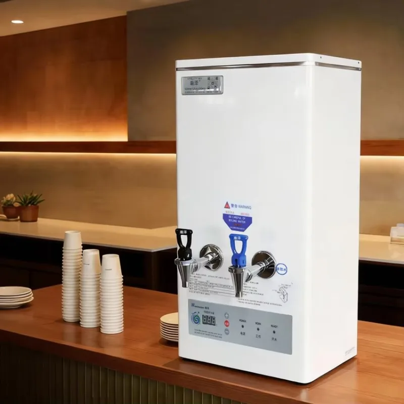 Fully automatic dual-tap water dispenser milk tea shop
