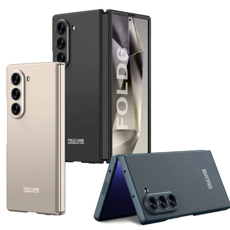 

Fashionable Skin Anti-fall Protective Case For Samsung Galaxy Z Fold 6 Fold5 5G With Screen Film Protector Cover