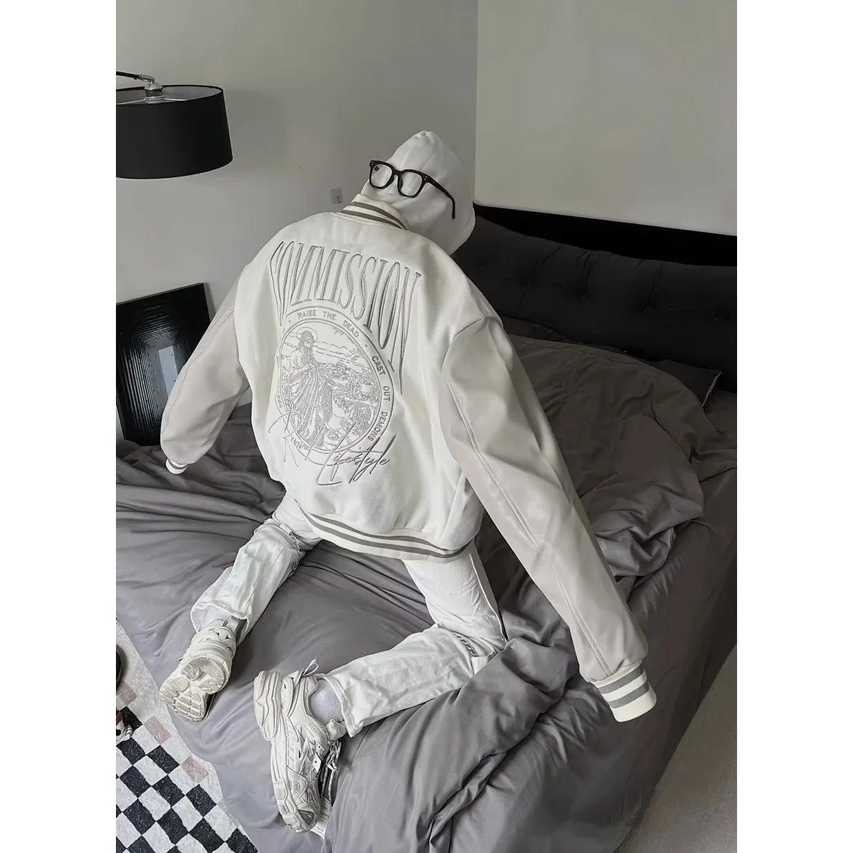 

plus Size Autumn Winter Baseball Jaet Women's 250 Pou Hip Hop Trendy Brand Embroidered Jaet Outerwear Polyester Fiber