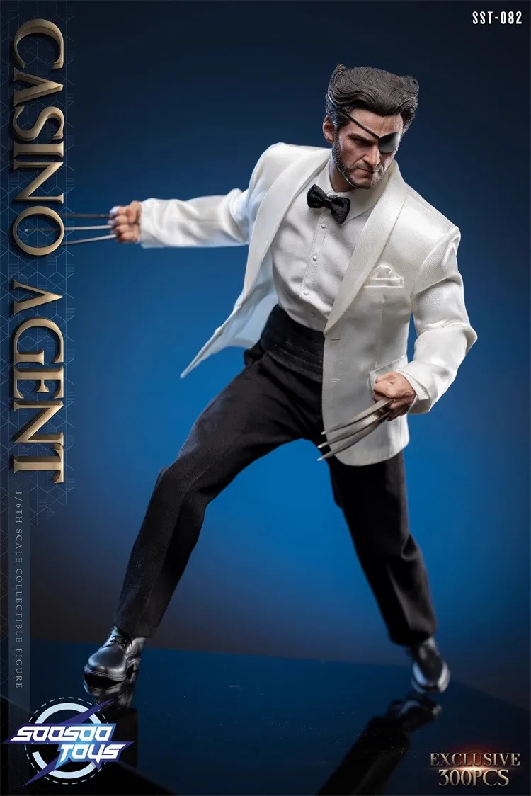 

SOOSOOTOYS SST-082 1/6 Soldier CASINO AGENT Full Set 12'' Action Figure Model Toy In Stock