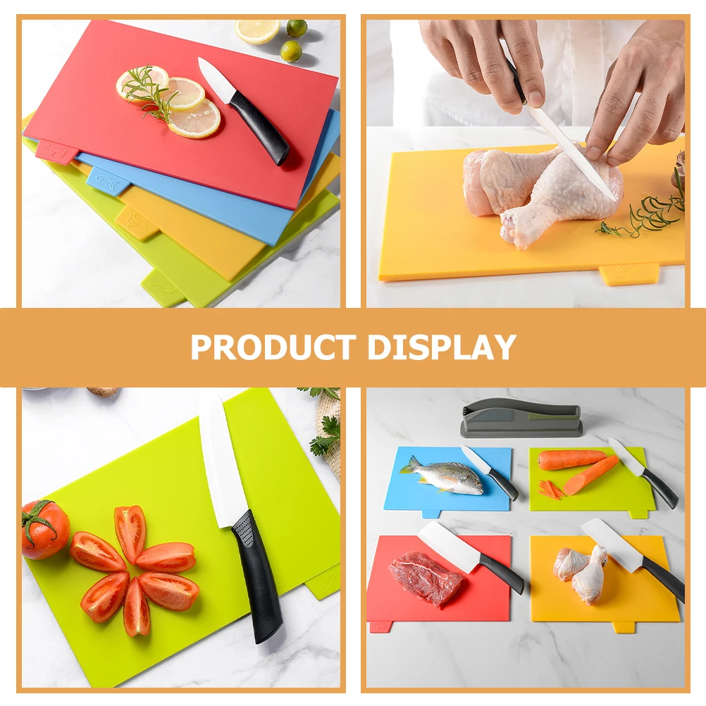 

1 комплект, многофункциональная кухонная разделочная доска для овощей и фруктов, износостойкая многоразовая бытовая настольная разделочная доска