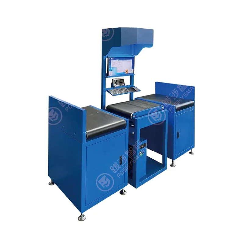 

High Efficiency DWS With Sorting System 4 Ways Belt Conveyor Parcel Sorting Machine
