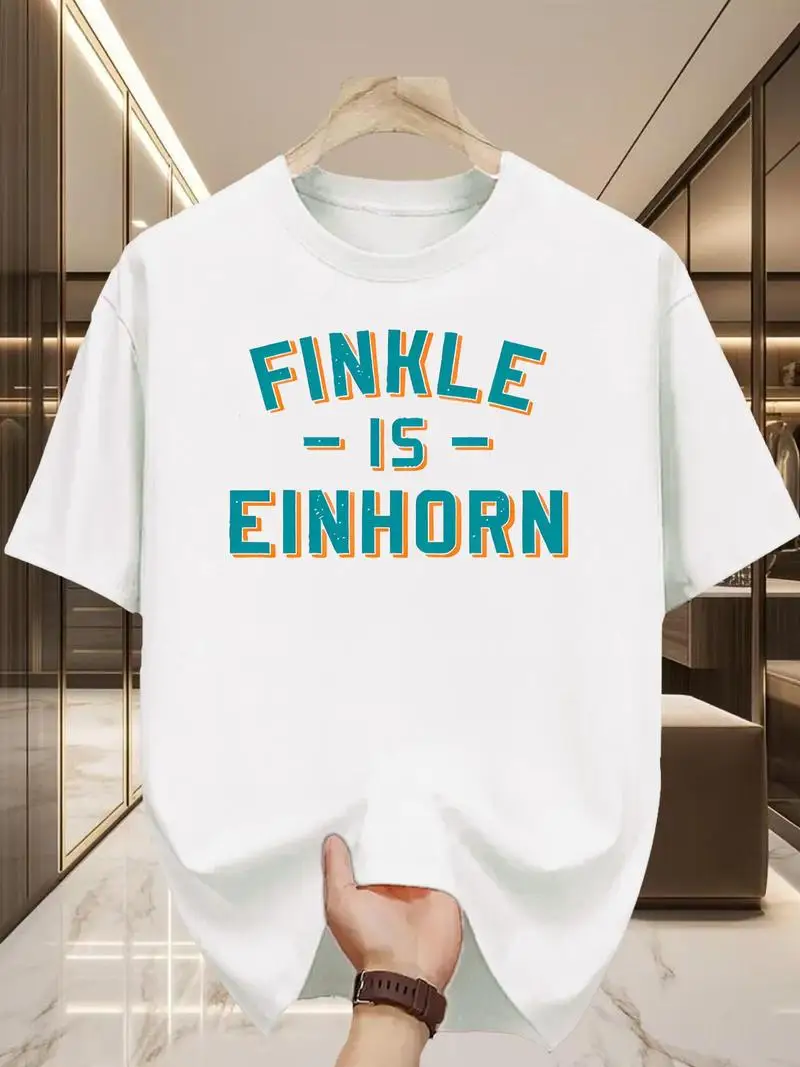 FINKLE IS EINHORN Men'S Round Neck T-Shirt, Easy And Stylish, Versatile And Trendy, Suitable for Various Occasions