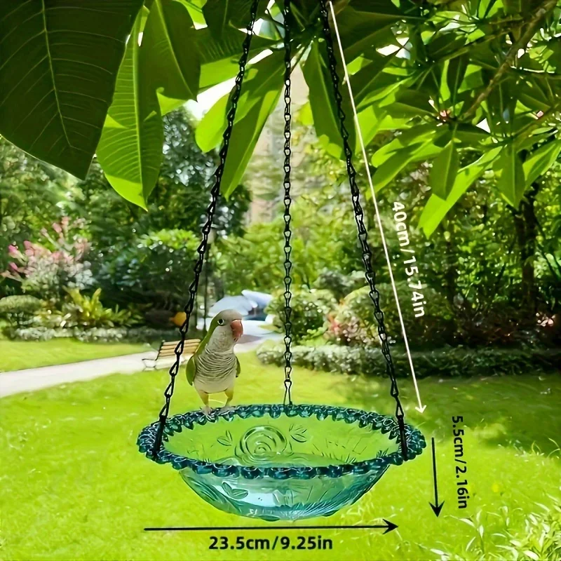 1pc Hanging Bird Feeder, Outdoor Bird Bath, Hummingbird Feeder Supplies