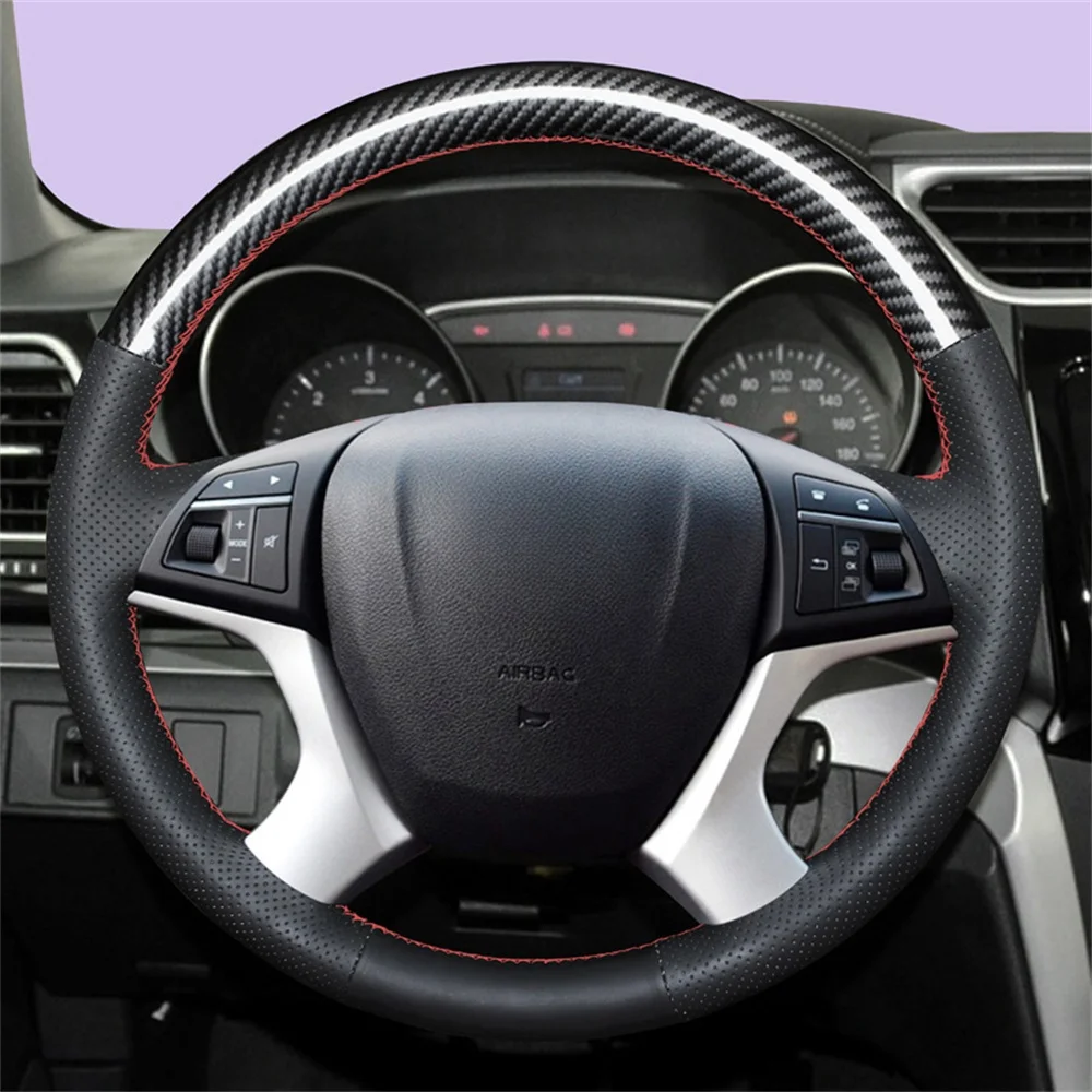 Non-Slip Microfiber Leather Car Interior Accessories Steering Wheel Cover For Great Wall 17 Years 20 21 23 Wind Jun 5 Wind Jun 6