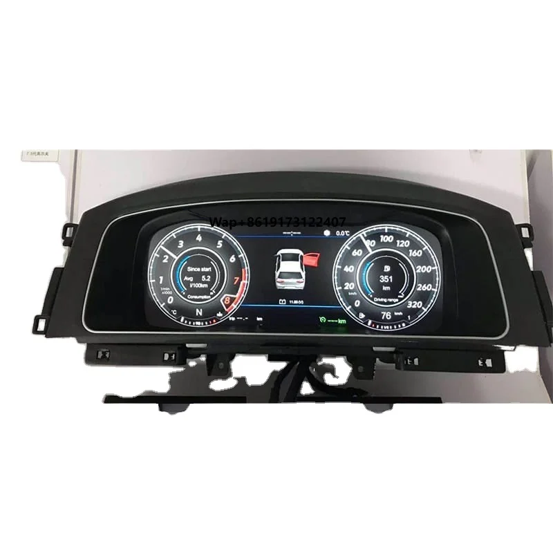 

12.3" Linux System 1G+4G LCD Cluster Instrument Panel Dashboard Entertainment System for Golf7 MK7 2012-219