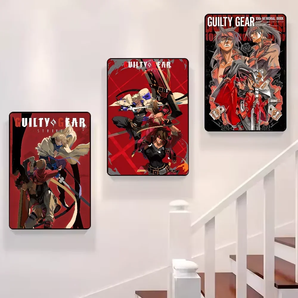 مذنب جير لعبة أنيمي المشارك الجمالية قماش اللوحة الملصقات والمطبوعات جدار صورة فنية لتزيين غرفة المعيشة