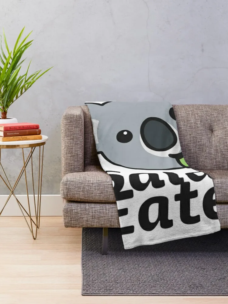 Cute Koala Lover Art - Funny Vegan Salad Humor & Australian Wildlife from Australia Throw Blanket Blankets For Baby Blankets