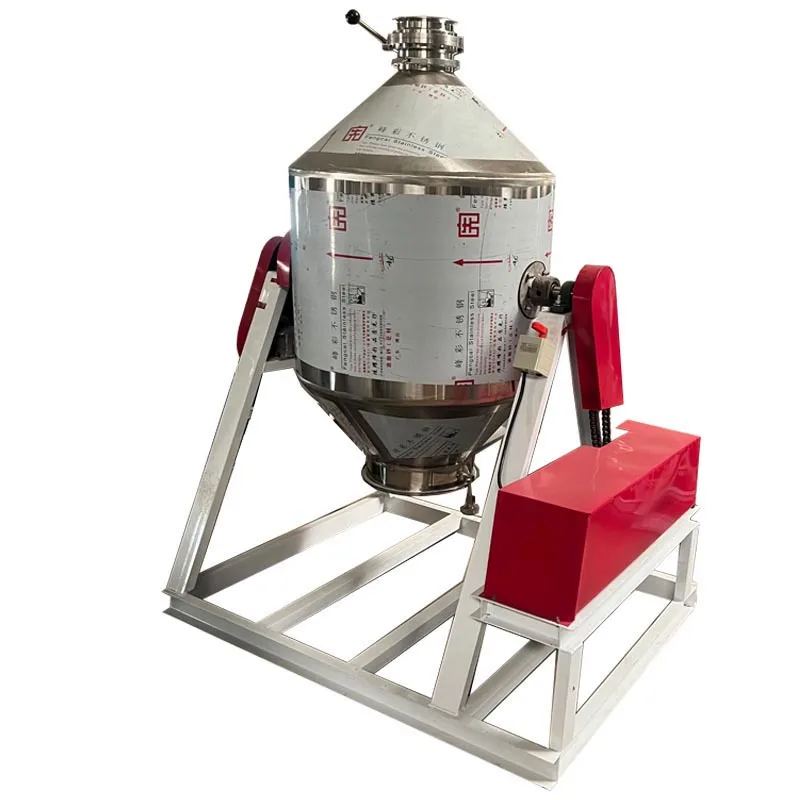 3d Dry Powder Protein Barrel Drum Blending Blender Mixing Machine