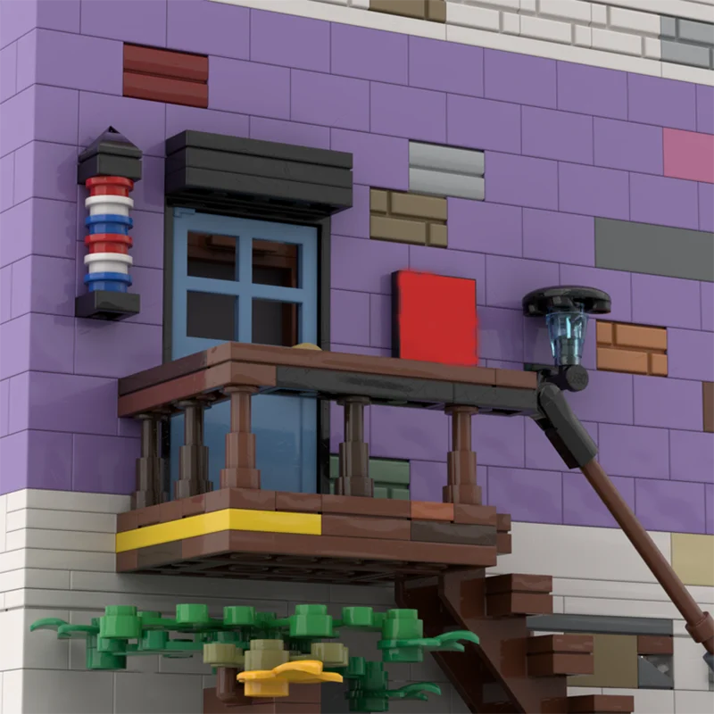 2573 PCS MOC Medieval Luxury Winery Architecture Scene Building Block Customize Diy Education Assembly Kids Toys Birthday Gifts