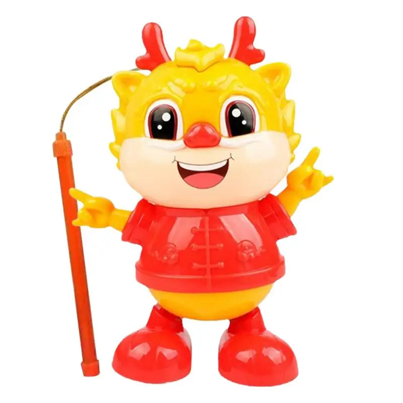 Cartoon Dragon Electric Dancing Toy Cartoon Toy Dragon Electric Music Toy drago portatile giocattolo educativo per ragazze ragazzi bambini