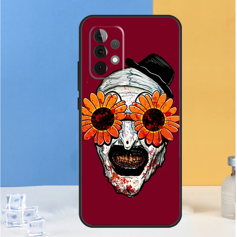 Horror Movie Terrifier Case For Samsung Galaxy A54 A34 A14 A12 A13 A22 A23 A32 A33 A52 A53 A73 A51 A71 Coque