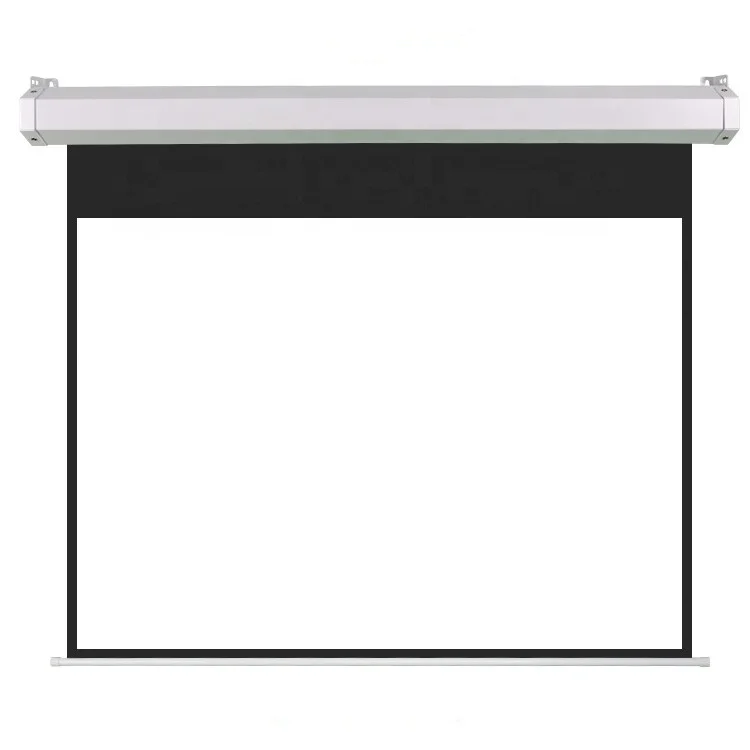 

84 100 120 150 Inch 4K 16:9 Electronic Projection Screen, Alr Projector Screen 150 Inch Motorized For Home Office Classroom