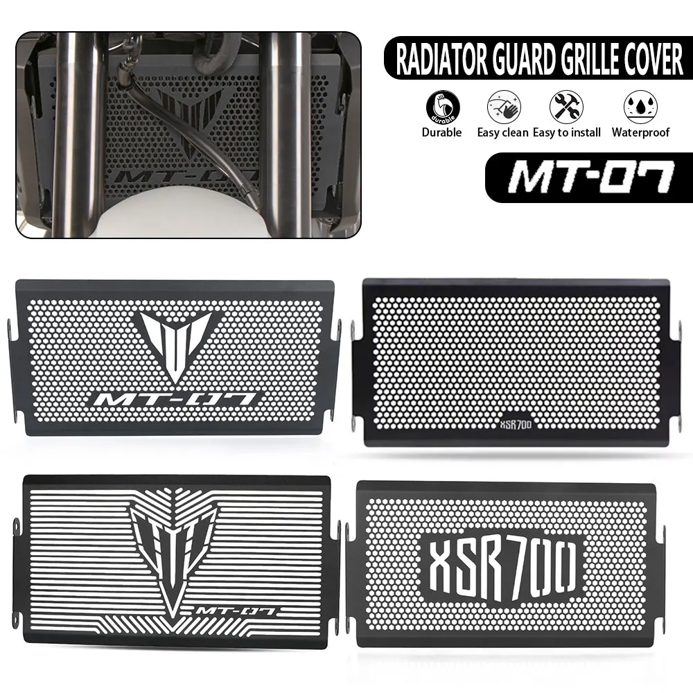 For Yamaha XSR700 XSR 700 2016-2025 MT-07/MT07 2014-2024 Motorcycle Radiator Grille Guard Protector Cover FZ-07/FZ07 2014-2018