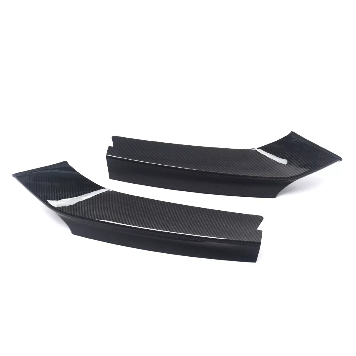 Para BMW Serie 2 F22 F23 parachoques de labio delantero de coche 218d 230i M SPORT 2013-2018 divisor delantero VALANCE labio SPOILER parachoques de carbono